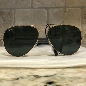 EUC RAYBAN AVIATORS RB3026